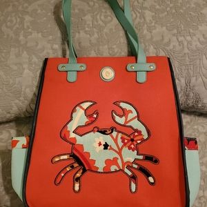 Spartina Crab Tote Bag